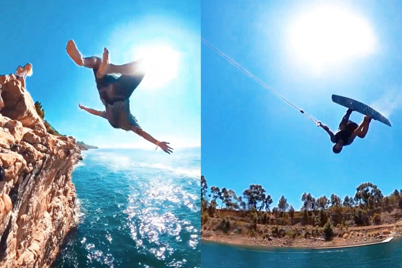 Wake boarding and cliff jumping with the Peacock brothers - Dirty Habits