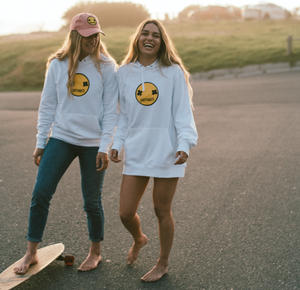 Smiley Face Hoodie - Dirty Habits