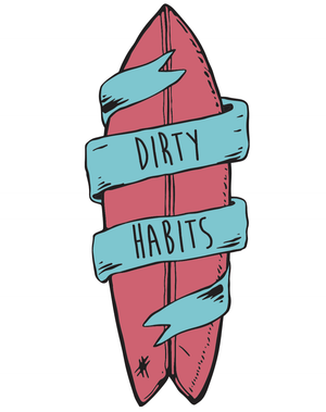 Dirty Surf Grey Hoodie - Dirty Habits