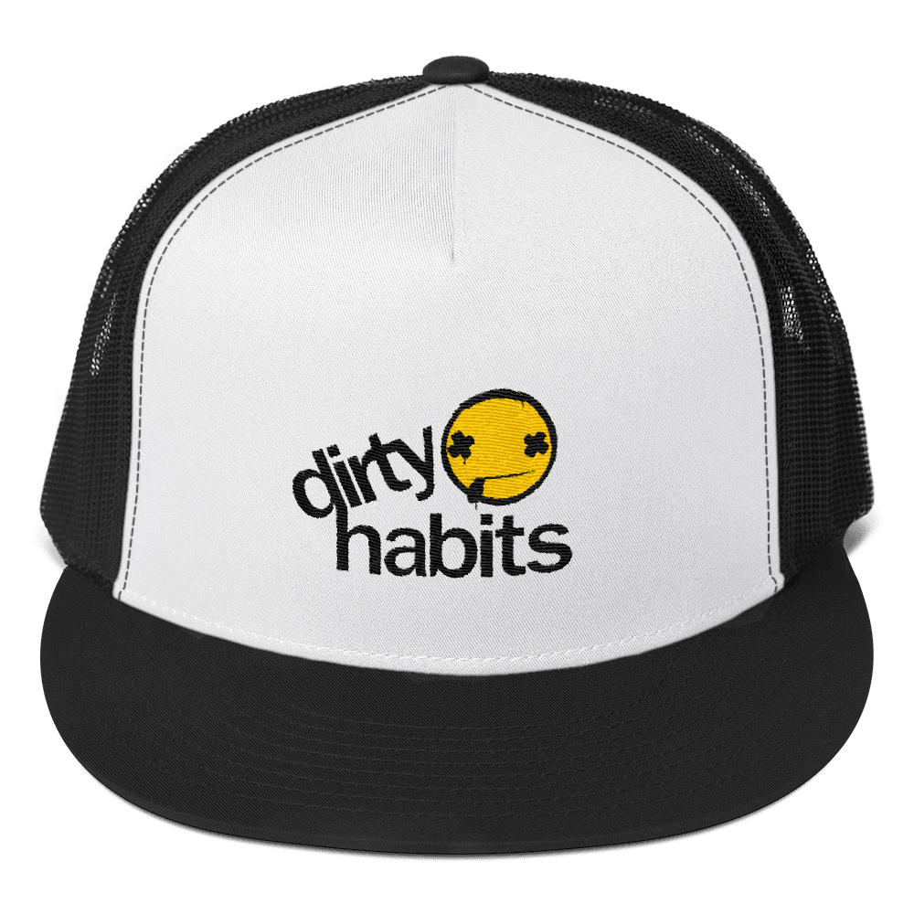 Dirty Team Trucker White - Dirty Habits