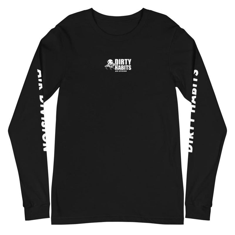 Air Division Long Sleeve T-Shirt Black - Dirty Habits