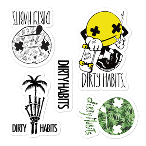 Dirty Face Sticker Pack - Dirty Habits