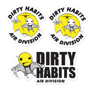 Dirty Habits Air Division Stickers - Dirty Habits
