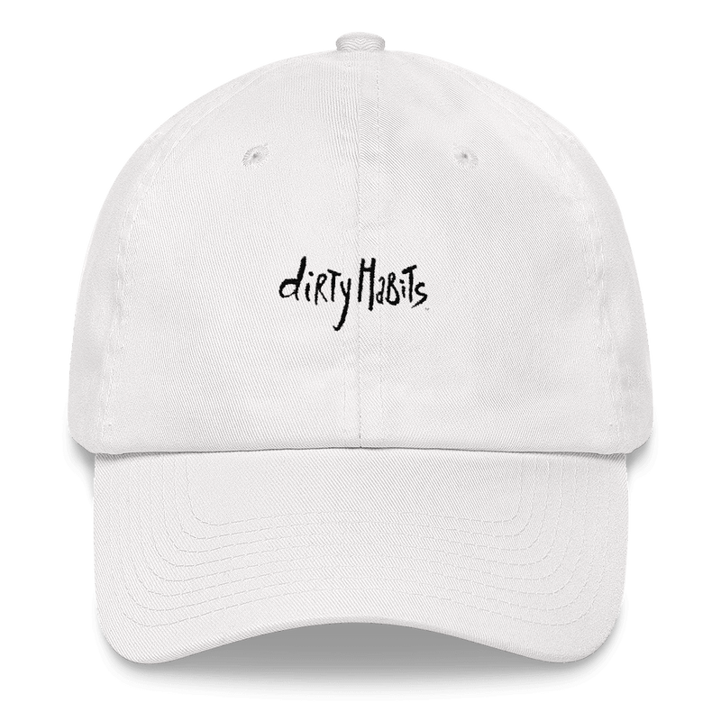 Dirty Dad Hat White - Dirty Habits